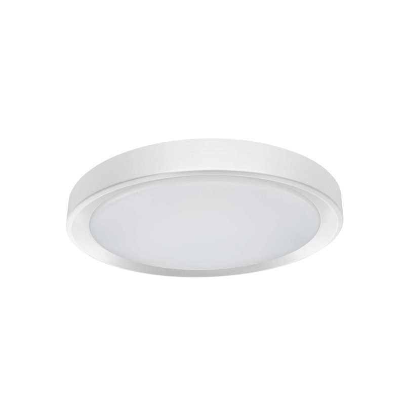 Plafonnier encastré à DEL Glenorie, Blanc mat