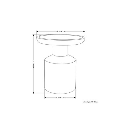 Latitude Run® Solid Wood Tray Top Pedestal End Table & Reviews | Wayfair