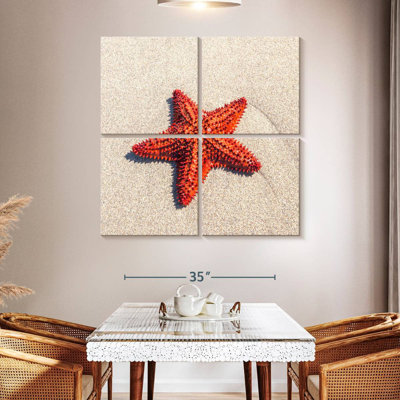 Aletra Red Cushion Sea Star