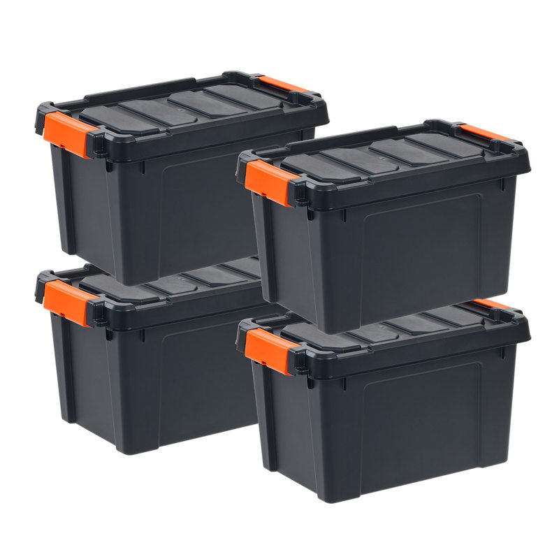 20 Qt./5 Gal. Heavy-duty Stackable Storage Tote, 22