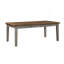 Ensemble de salle à manger 5 pièces à finition grise avec table à tiroirs et chaises d'appoint 4X