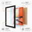 Horizon Divided Mid-Century - Framed Print-1875145878-1875145881