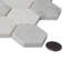 Sparta 1.9 in. x 1.9 in. Honeycomb Polished Marble Tile