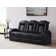 83.5''Wide Breathable Leather Square Arms Power Reclining Sofa With Reading Lights And Drop Down Table