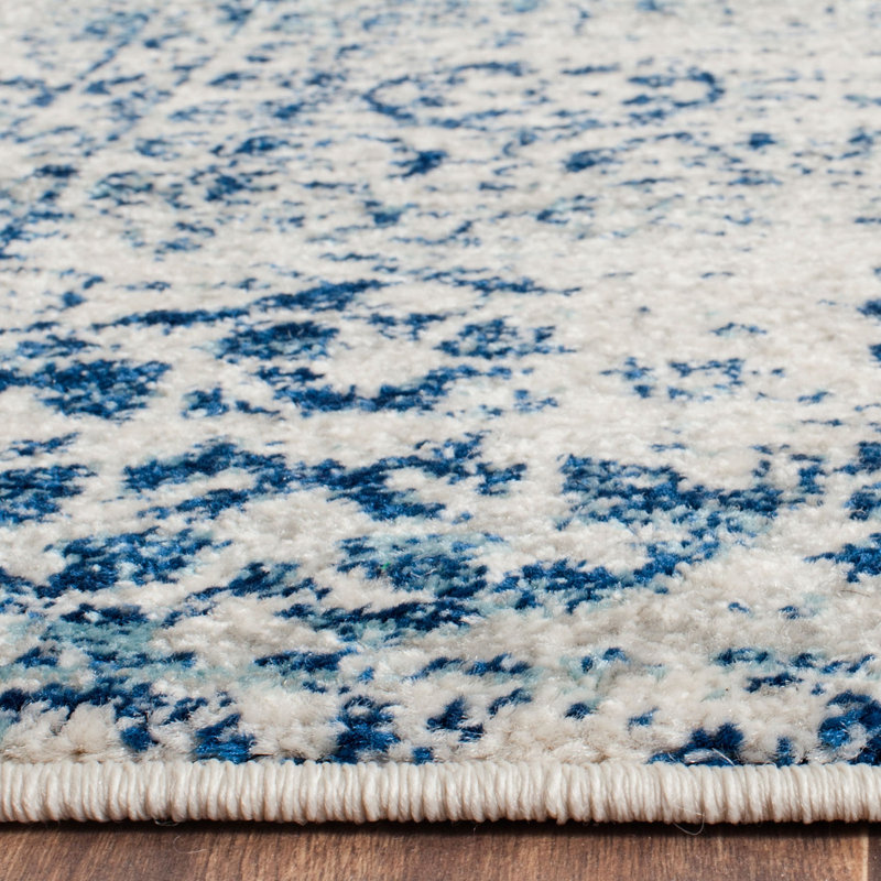 Bryker Persian Ivory/Blue Area Rug, Rectangle 235 x 305cm