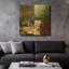 Décoration murale en métal doré « Tiles Decor Green Notes » de GraphINC, 91,4 cm x 91,4 cm-1582629339