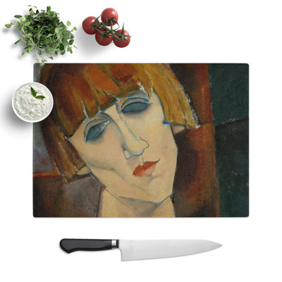 Madame Kisling by Amedeo Modigliani Chopping Board