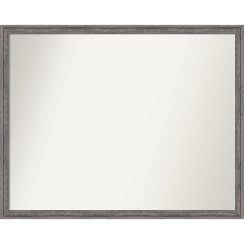 Miroir mural Florence, Rectangle, 23,75 po x 29,75 po, gris
