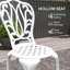 Outsunny 3 Piece Patio Bistro Set Outdoor Table Set with Umbrella Hole-1456947129