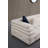 Stylish 3-Seat Sofa with Beech Wood Frame & Chipboard, Soft Grey Polyester Fabric, 100% Foam Cushions | Dimensions: 100.4 x 40.2 x 29.5 inches | Includes Pillows, Wooden Legs (Leg Height: 3.5 inches) | Perfect for Modern Living Rooms & Comfort Lovers