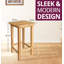 Bobigny Solid Wood Side Table Set