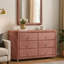 Commode double 6 tiroirs l 19 po