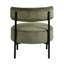 Fauteuil d'appoint en velours côtelé Bellatrix