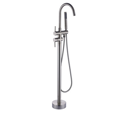 Freestanding 360 Swivel Brass Tub Filler For Luxurious Bathing Experience