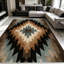 Tapis à motif géométrique 1 pièce Southwestern-695881248