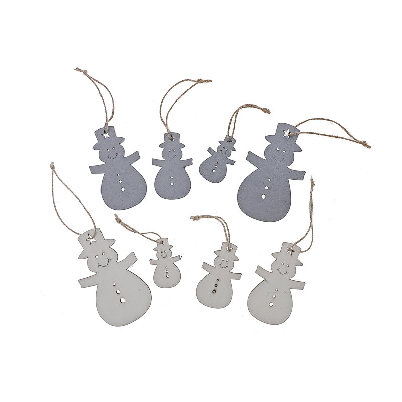 1'' Wood Holiday Shaped Ornament