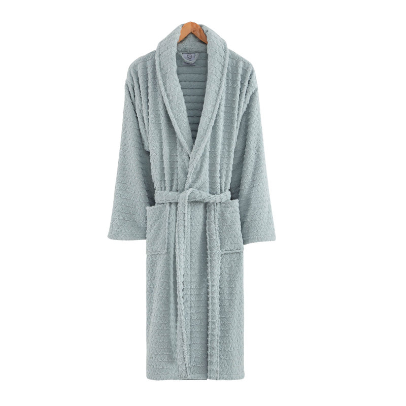 Peignoir 100% coton éponge, S, Bleu marine