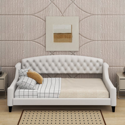 Twin Modern Luxury Tufted Button Daybed