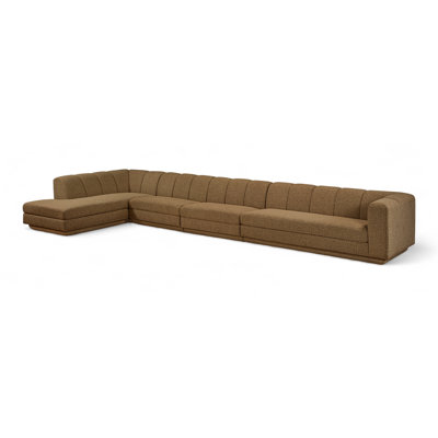 Tissu rembourré 4 pièces Landis Canapé modulaire modulaire