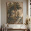 «Vintage Landscape Wall Art», ensemble de 2 toiles encadrées 20 x 60 pouces-1380276001