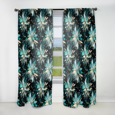 Rideau obscurcissant en cristal Crystal Diamond Glamour Dream I - 1 panneaux