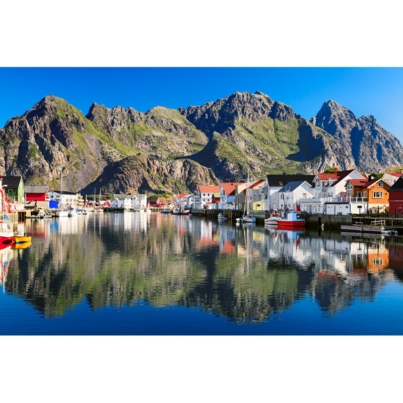 Henningsvaer by Rusm - Wrapped Canvas Print, 51cm H x 76cm W x 3.8cm D