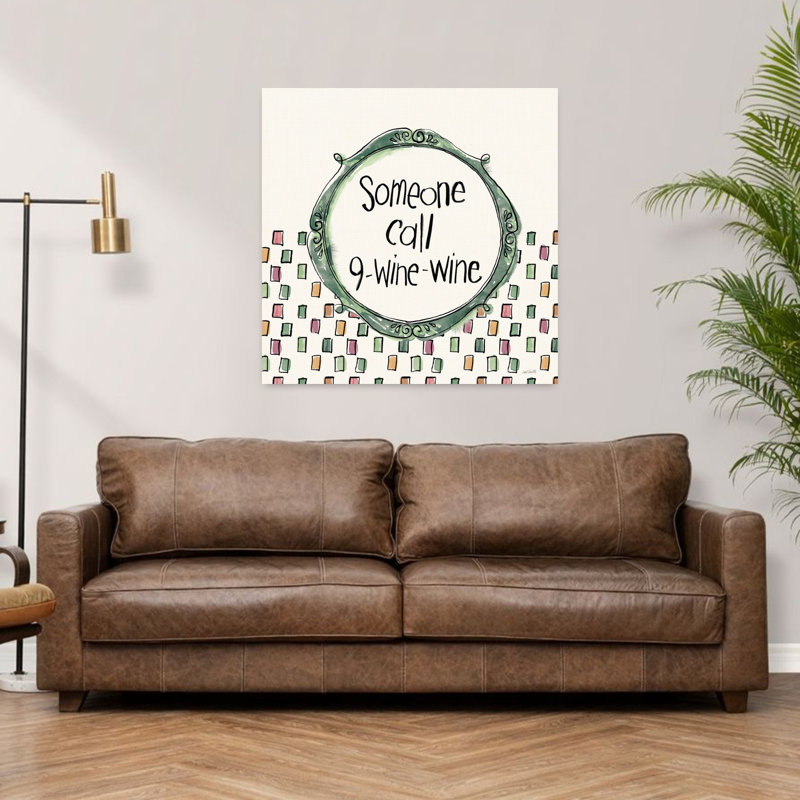 Wine Sentiments VI, art contemporain, H 36 po x l 36 po