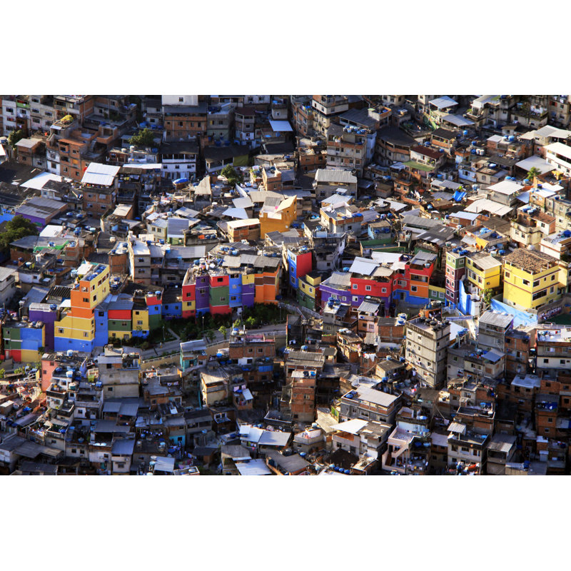 Brazilian Favela by Pacopinillos - Wrapped Canvas Print, 30cm H x 46cm W