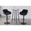 Kafka Velvet Upholstered Adjustable Swivel Bar Stools-484286942