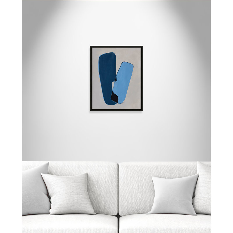 In Unity II by Filippo Ioco For Casa Fine Arts, 21.5" H x 17.5" W x 2" D, Espresso Framed