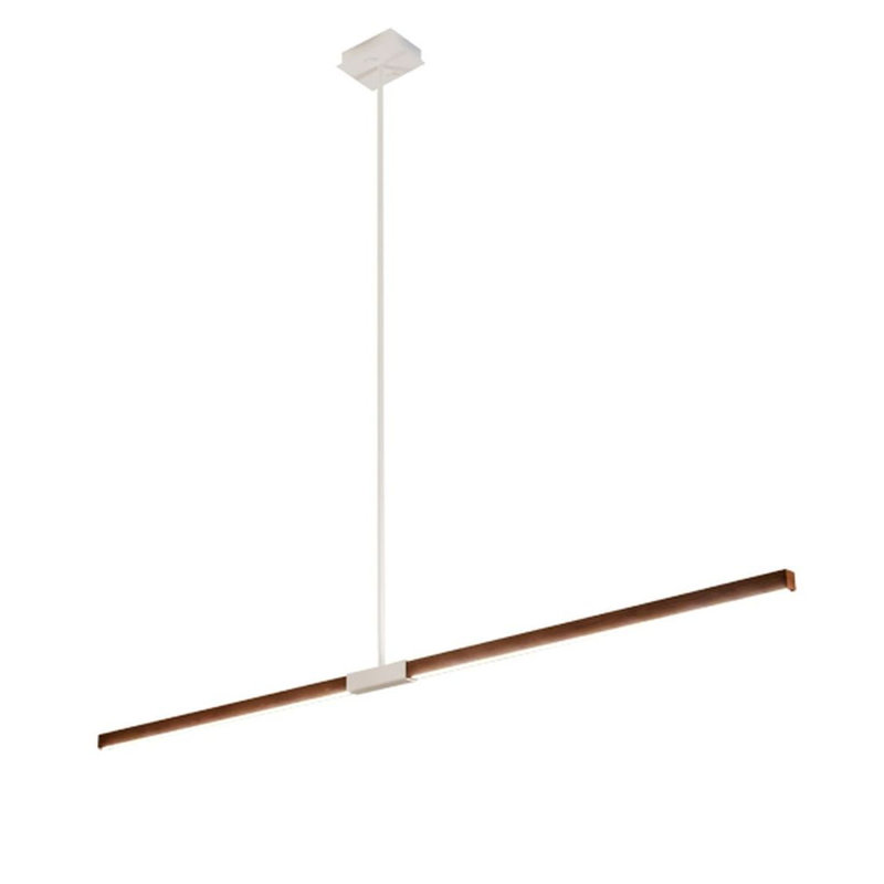 Trax 1 - Light LED Pendant, 76" H x 96" W x 6.5" D