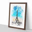 Eifel Tower In Paris France Watercolour - Picture Frame Graphic Art-56923643-56923644