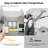 1 Pack 2x4 LED Flat Panel Light Fixture Selectable Color Temperature 4000K/5000K/6000K Drop Ceiling Office Lights Triac Dimming 10%-100%, 5500 LM, Flat Backlit Fixture-120200643