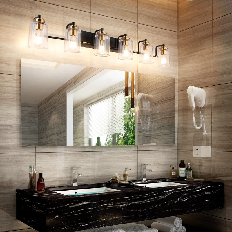 Éclairage pour meuble-lavabo 7600 + 8580, Bronze noir, 6