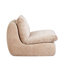 Méridienne confortable, construction stable, courbe ergonomique, tissu doux