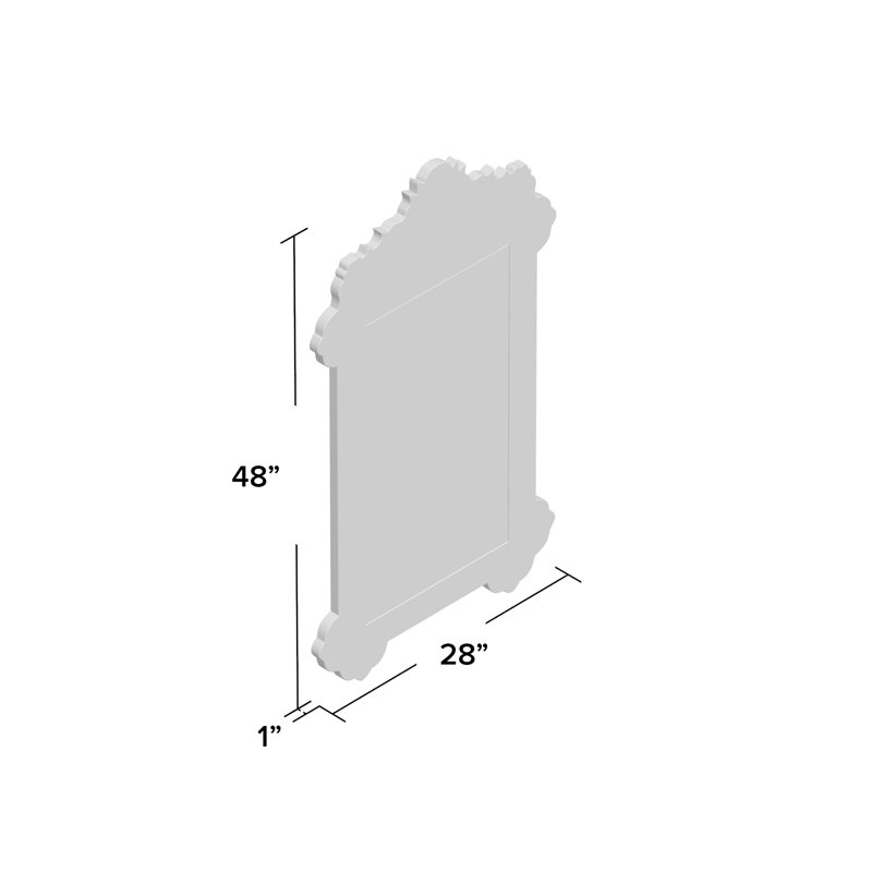 Raul Bone Inlay Vertical Wall Mirror