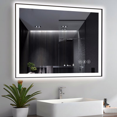 Frameless Led Bathroom Accent Mirror,Smart Mirror