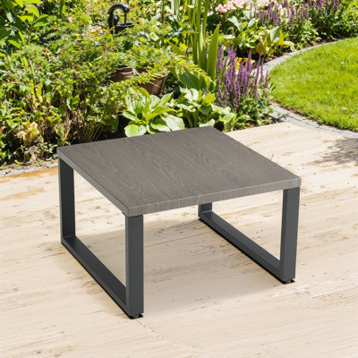 Table basse d'extérieur carrée L 28,75 po x l 28,75 po Nazime