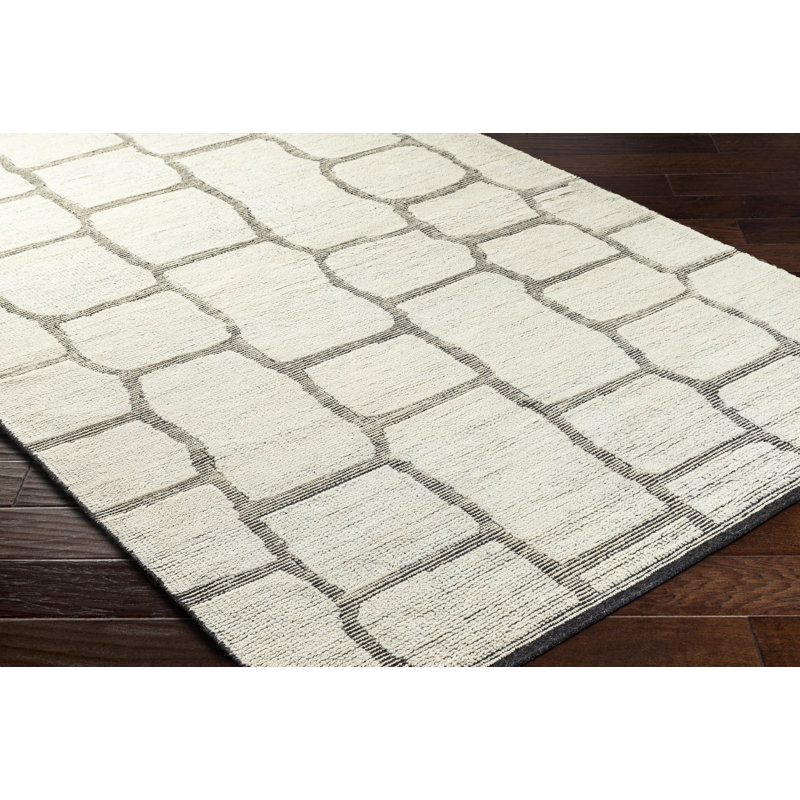 Tunus Wool Geometric Area Rug, Rectangle 2' x 3'
