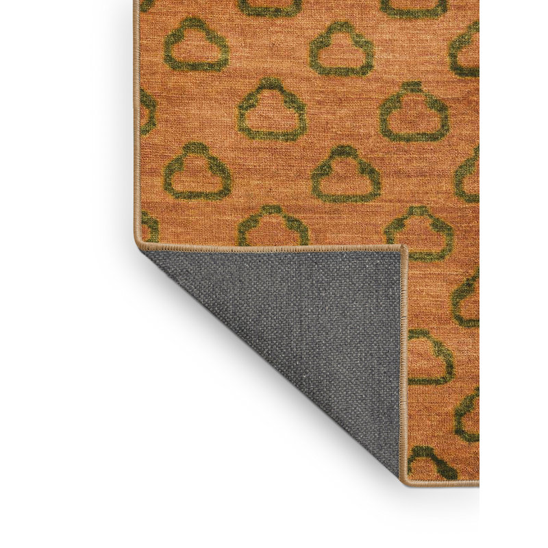 Tapis décoratif multicolore à motif abstrait, Rectangle 8 pi x 10 pi