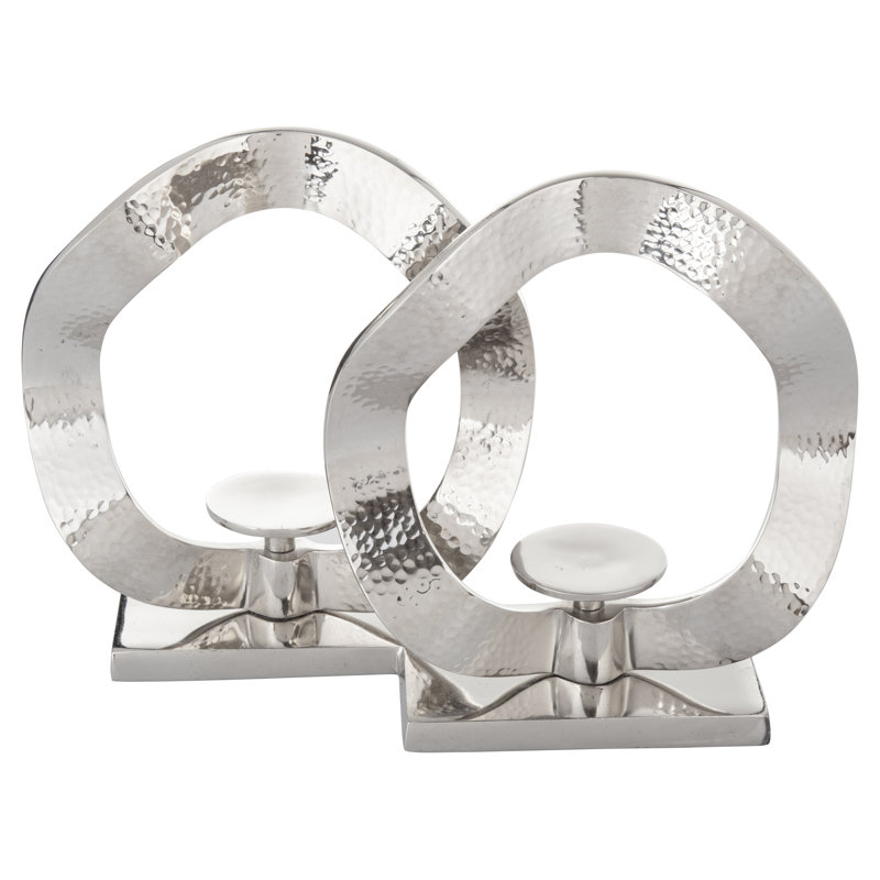 9'' H Aluminum Tabletop Candelabra