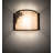Rustic Lodge Flush Mounted Sconce