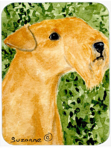Planche à découper en verre trésors caroline Lakeland Terrier
