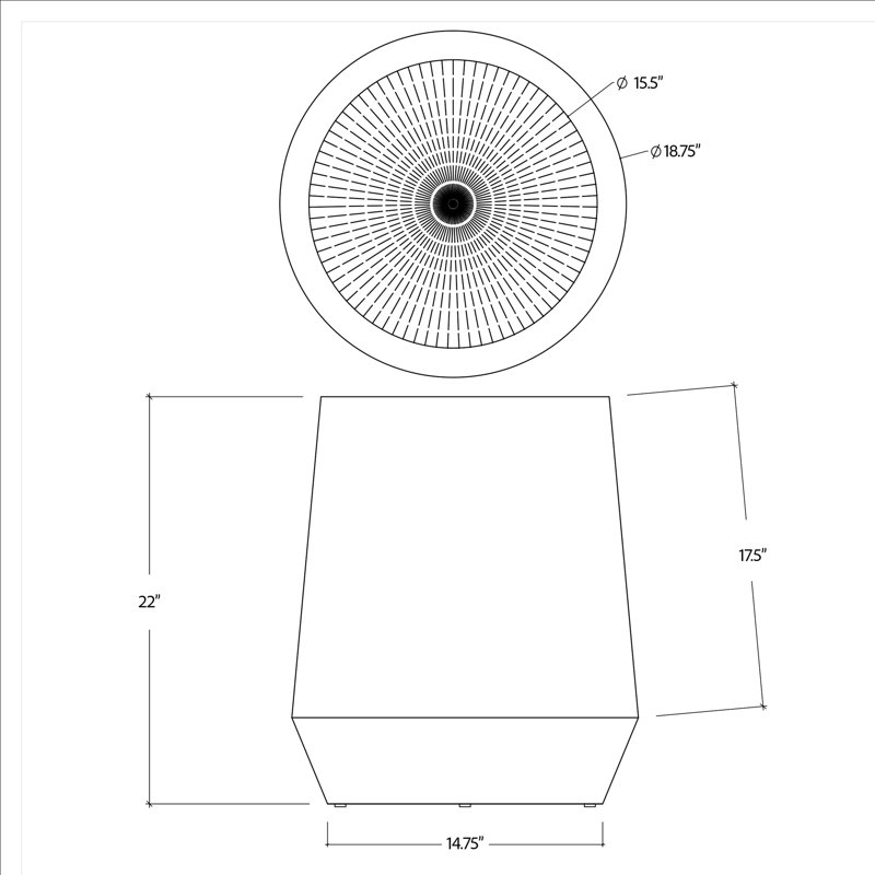 IE Series End Table