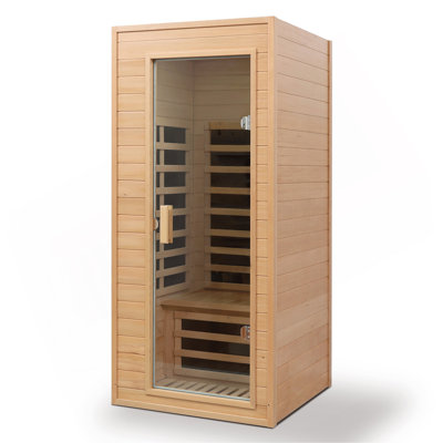 Sauna intérieur encastré à infrarouge lointain Hemlock