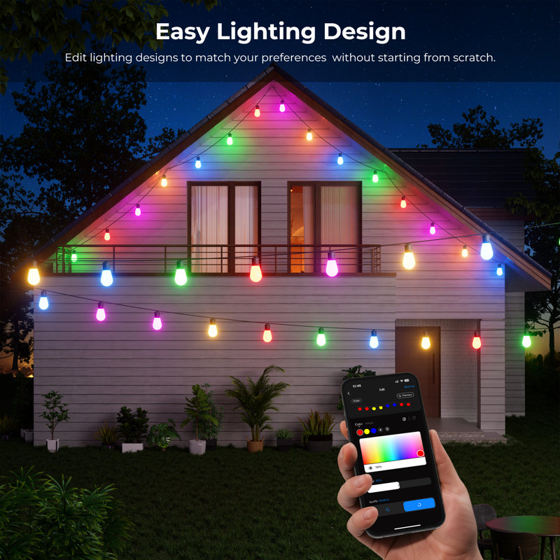 624cm LED 15 - Bulb Standard String Light