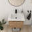 Zalet 24"Single Sink Wall Mounted Bathroom Vanity,Floating Vanity with 2 Doors,White Resin Basin Sink Top-1449873065-1437464918