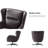 Arcana Modern Faux Leather Swivel Wingback Chair-303155190