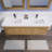 Amirea Double Bathroom Vanity with Acrylic Top-336609955