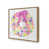 Brushed Gold Single Picture Framed, Solid Wood